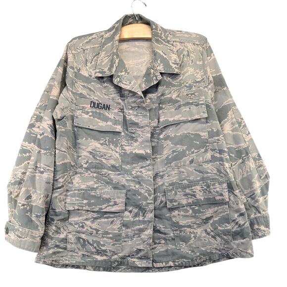 U.S. Air Force USAF Women's Utility Digital Camouflage Uniform Coat XL - Picture 1 of 12